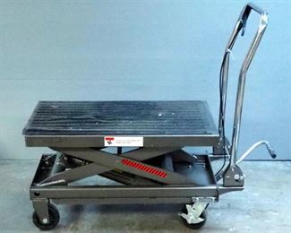 Hall Master Hydraulic Table Cart, 1000lb Capacity, Model 69148