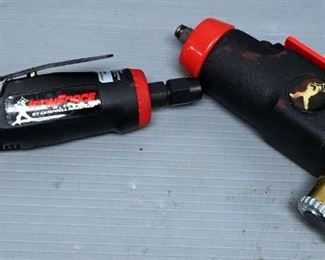 Campbell Hausfeld Iron Force 1/4" Die Grinder IFT220, And 3/8 Series Butterfly Wrench, Model IFT117