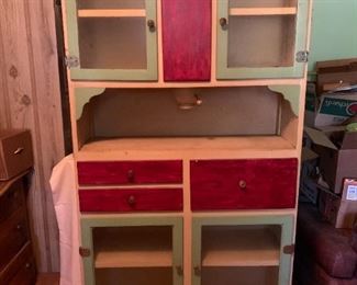 Small Hoosier style cabinet.