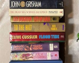 Flat of books from the 1990's