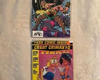 Hercules 1 (1982) and Hero Illustrated 15/Grimmax 0 (1994)