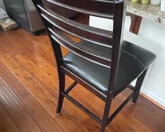 Modern pub style dining room table and chairs. $1250 One leaf, 10 chairs total.
Measurements with leaf
54” w
6’ L
36” t
Leaf 18” w