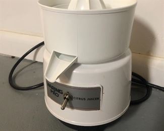 Waring Pro Citrus Juicer - heavy duty, small enough to easily store or leave in counter. 