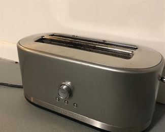 Kitchenaid Four Slice toaster, well-loved and works perfectly.
