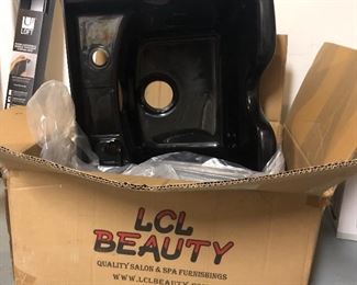 Brand-New Salon Sink with parts.