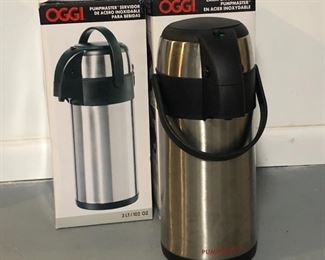 Like-New, used twice, Pumpmaster Thermal Beverage Dispenser (2).