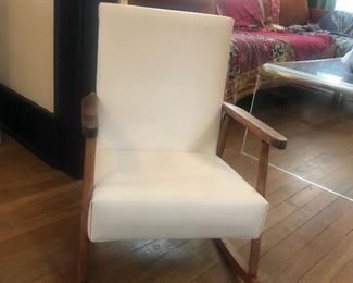 Children’s Leather Rocker