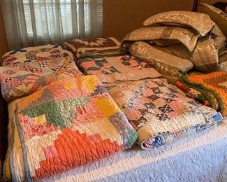 Hand sewn quilts