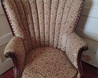 Fluted channel back chair