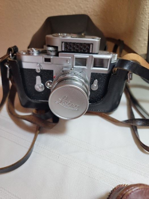 Leica M3 Camera with extra lens and meters