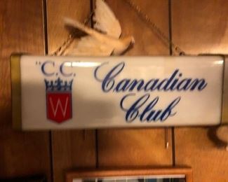 CANADIAN CLUB LIGHT UP LIQUOR ADVERTISEMENT