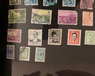 PART OF THE STAMP COLLECTION