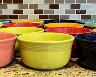 Collection Of 15 Fiesta Ware HLC USA Bowls