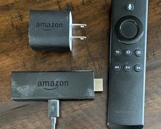 Amazon Fire Stick LY73PR With Power Cable, Block, And Remote