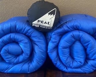 (3) Assorted Sleeping Bags - Colman Peak 30x70 Inch And (2) Unmarked 77x33 Inch Bags