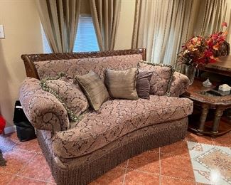 Micheal Amini Torino Collection Sofa and Love Seat