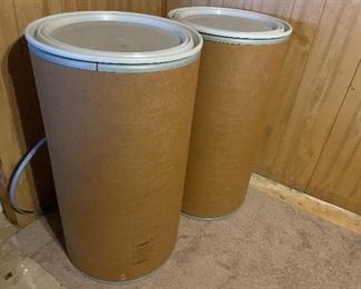 Drum barrels for storage or mailing overseas