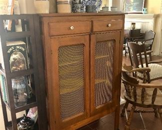 Antique American pie safe/ kitchen pantry/cabinet.