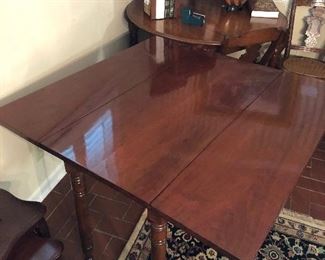 American cherry drop leaf table