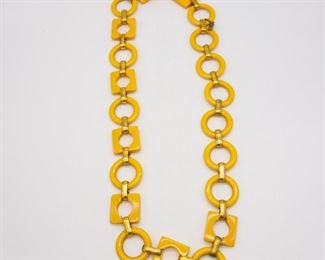 Vintage Yves Saint Laurent Bakelite Necklace 32"