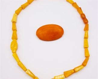 Baltic Amber Jewelry incl Butterscotch, Egg Yolk