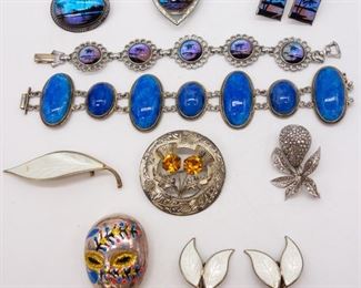 Vintage Lot Jewelry incl Silver, David Andersen