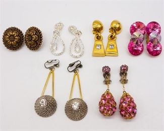 Vintage Lot Ladies Fashion Earrings incl Vaubel, 925