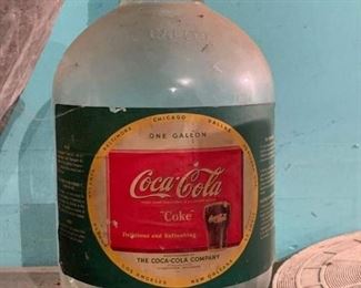 Old Coca-Cola glass jug 1 gallon