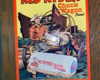 Vintage bread company advertising sign