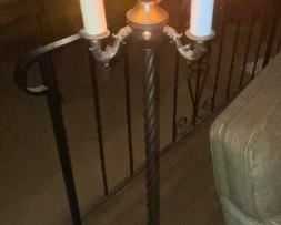 Vintage torchiere lamp