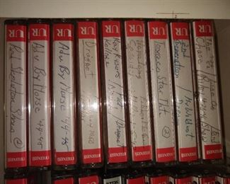 More radio shows recordings.