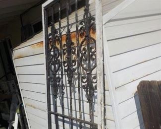 Wrought Iron Gate (includes the frame)
