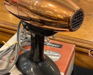 Vintage Copper Air Jet hair dryer 