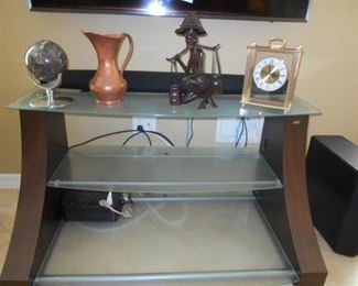 Contemporary style, Wood & Glass TV Unit