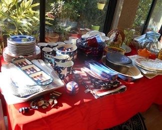 July 4th Party dishes 