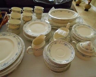 Complete set of Minton Fine China, 12 place settings.  Bellemeade pattern