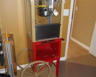 Gold Metal Popcorn Machine