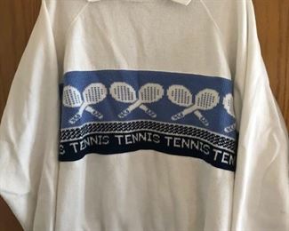 Vintage Collared Tennis Sweatshirt