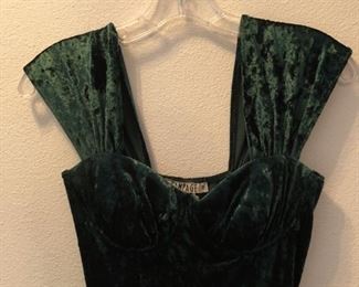 Emerald Velvet Top