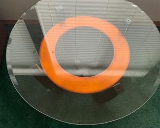 Round Glass Table