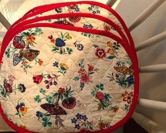 Vintage Mushroom Placemats