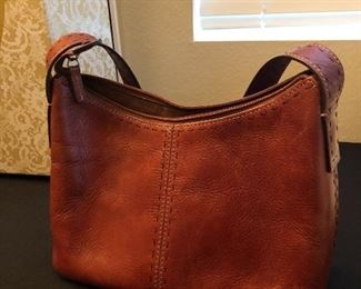 Fossil Leather Handbag