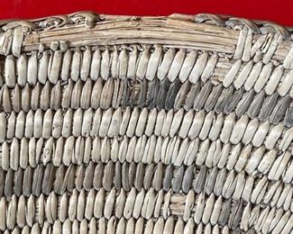 Antique Primitive Papago/Pima Tray Basket Native American Tohono O'odham	3x15.25 in diameter	
