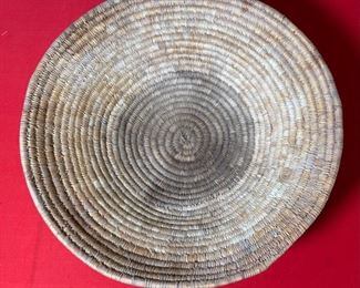 Antique Primitive Papago/Pima Offering Basket Native American Tohono O'odham	5x19.25 in Diameter	
