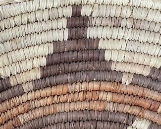 15in Vintage Navajo 10 Point Wedding Basket  PAIUTE	3x15 in diameter	
