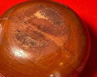 AS-IS Primitive Avanyu Red Pueblo Pot Redware Native American Pottery  San Ildefonso Santa Clara Pueblo	3.75x7in diameter	
