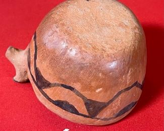 AS-IS Primitive Maricopa Native American Effigy Bowl Acoma	4.5x5x6in	HxWxD
