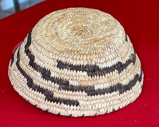 Papago/Pima  Stepped Lightning Pattern Basket Native American Tohono O'odham	2.25x9.25	
