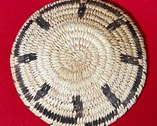 Papago/Pima Line Pattern Basket Native American Tohono O'odham	2x7.75	
