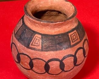 Primitive Maricopa Pottery Bowl Native American Pot	5x4.75	
